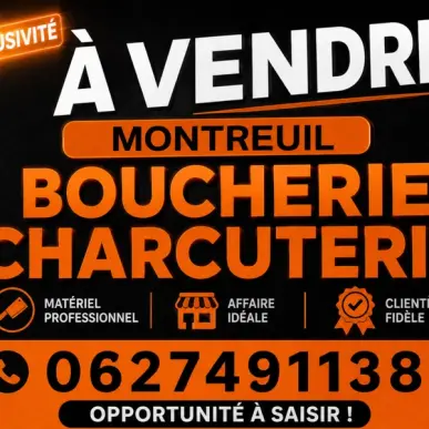 Vente - Boucherie - Montreuil (93100)-photo-1
