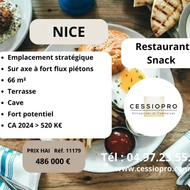 Vente - Restaurant - Snack - Nice (06000)-photo-1