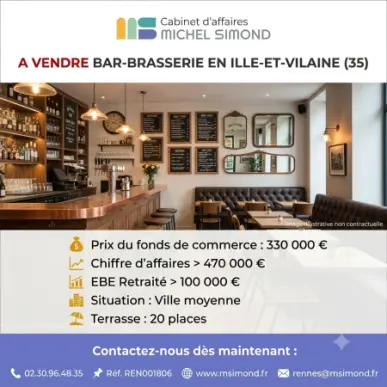 Vente - Bar - Brasserie - Restaurant - Pizzeria - Ille-et-Vilaine (35)-photo-1