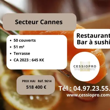 Vente - Bar - Restaurant - Cannes (06400)-photo-2