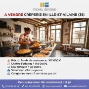 Vente - Restaurant - Crêperie - Ille-et-Vilaine (35)