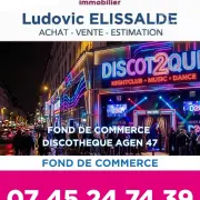 Vente - Discothèque - Licence IV - Villeneuve-sur-Lot (47300)