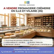 Vente - Fromagerie - Superette - Ille-et-Vilaine (35)