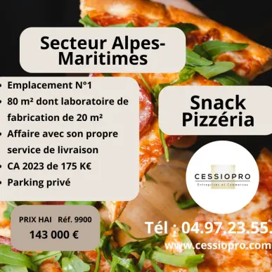 Vente - Restaurant - Pizzeria - Sandwicherie - Snack - Auribeau-sur-Siagne (06810)-photo-2