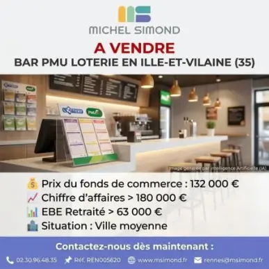 Vente - Bar - Loto - PMU - Ille-et-Vilaine (35)-photo-3