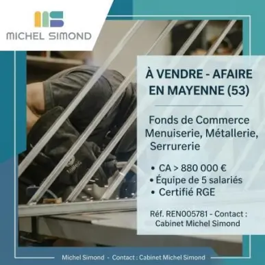 Vente - Serrurerie - Menuiserie - Mayenne (53)-photo-4