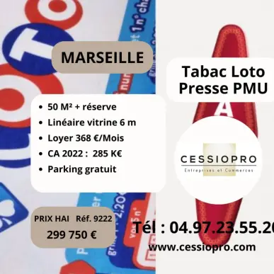 Vente - Tabac - Loto - PMU - Presse - Marseille 15ème (13015)-photo-2