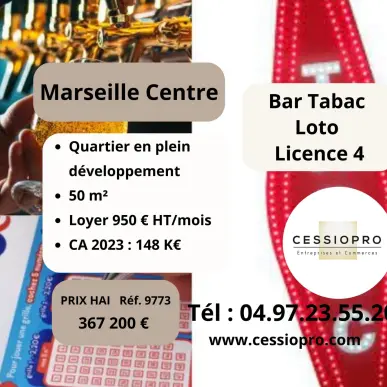 Vente - Bar - Tabac - Loto - Marseille 1er (13001)-photo-1