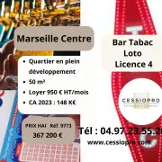 Vente - Bar - Tabac - Licence IV - Loto - Marseille 1er (13001)