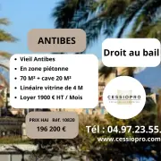 Location Local Commercial - Antibes (06600)