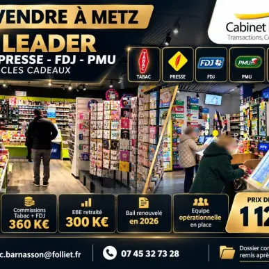Vente - Tabac - Cadeaux souvenirs - PMU - Presse - Moselle (57)-photo-1