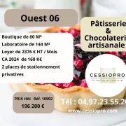 Vente - Pâtisserie - Chocolaterie Chocolatier - Grasse (06130)