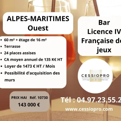 Vente - Bar - Loto - Grasse (06130)-photo-1