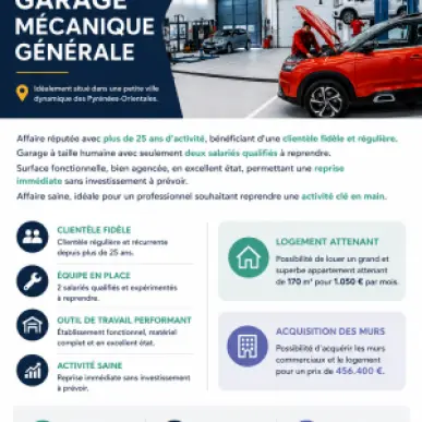 Vente - Centre automobile - Garage - Mécanique - Pyrénées-Orientales (66)-photo-4