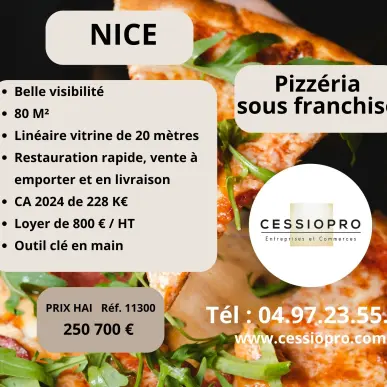 Vente - Restaurant - Pizzeria - Nice (06100)-photo-1