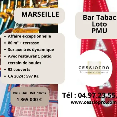 Vente - Bar - Tabac - Loto - PMU - Marseille 4ème (13004)-photo-2