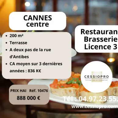 Vente - Brasserie - Restaurant - Cannes (06400)-photo-2
